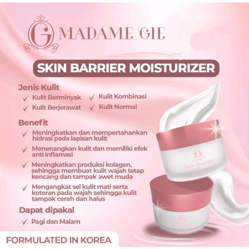 MADAME GIE SKIN BARRIER MOISTURIZER PELEMBAB