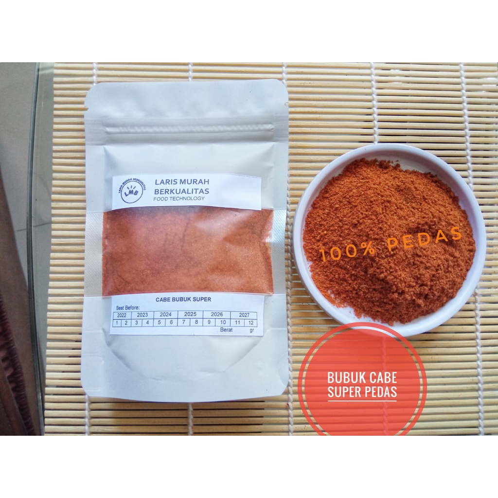 

110 GRAM CABE BUBUK PEDAS SUPER CHILI POWDER MURAH PREMIUM