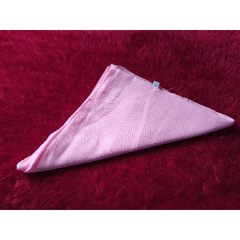 Hijab Segi Empat Paris Premium Free Gift-Baby pink