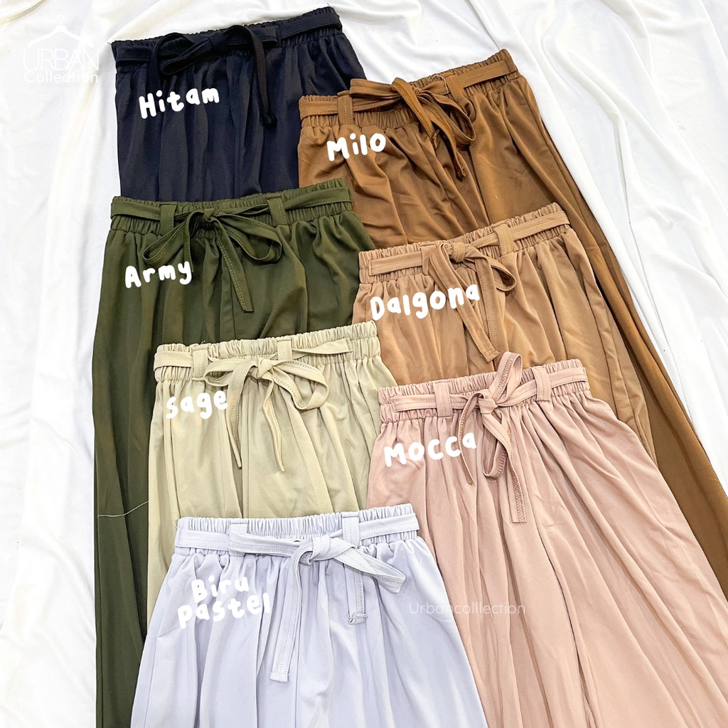 KULOT POLOS PREMIUM WANITA / BASIC COULOTTE PANTS / KULOT PITA PREMIUM - ODETTE PANTS