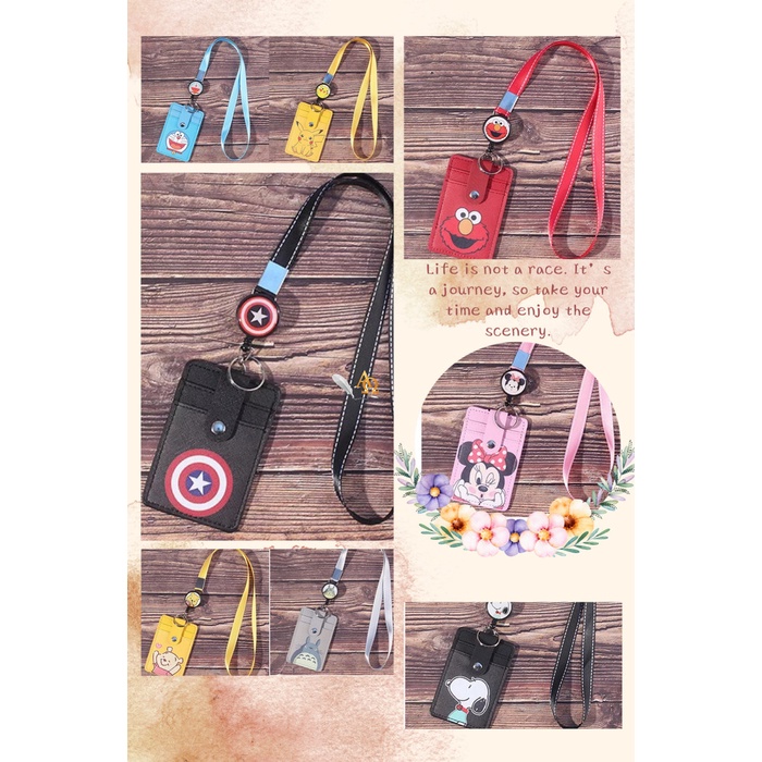 

READY Tempat Kartu Unik / ID Card Holder Motif Kartun Lucu For Kartu MRT 4th TERLARIS