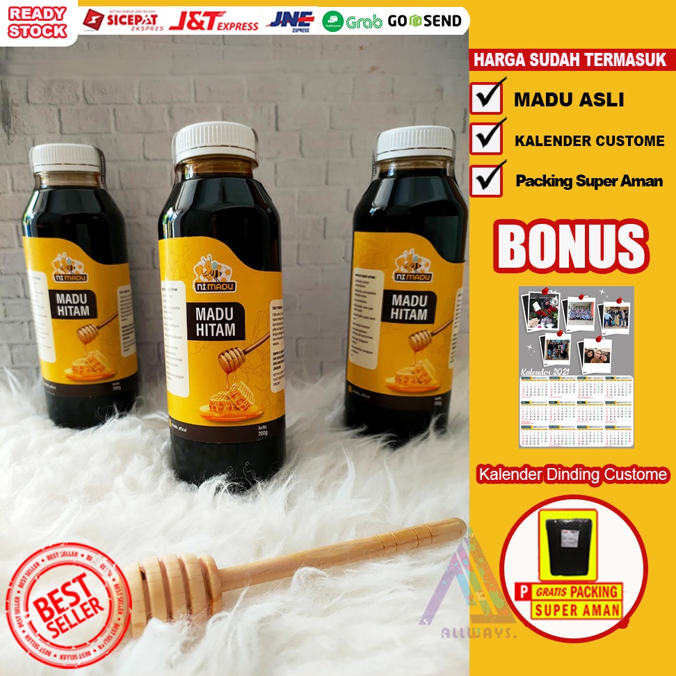 

Madu Hitam Pahit Ekstrak Mahoni 700 Gram - Gratis Kalender Custome