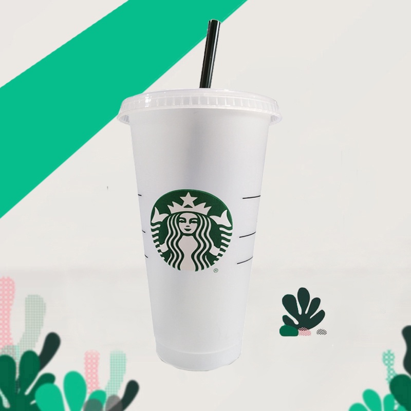 709ml Ready Starbucks Tumbler Transparent Cups  Reusable Cup LIMITED EDITION Cup