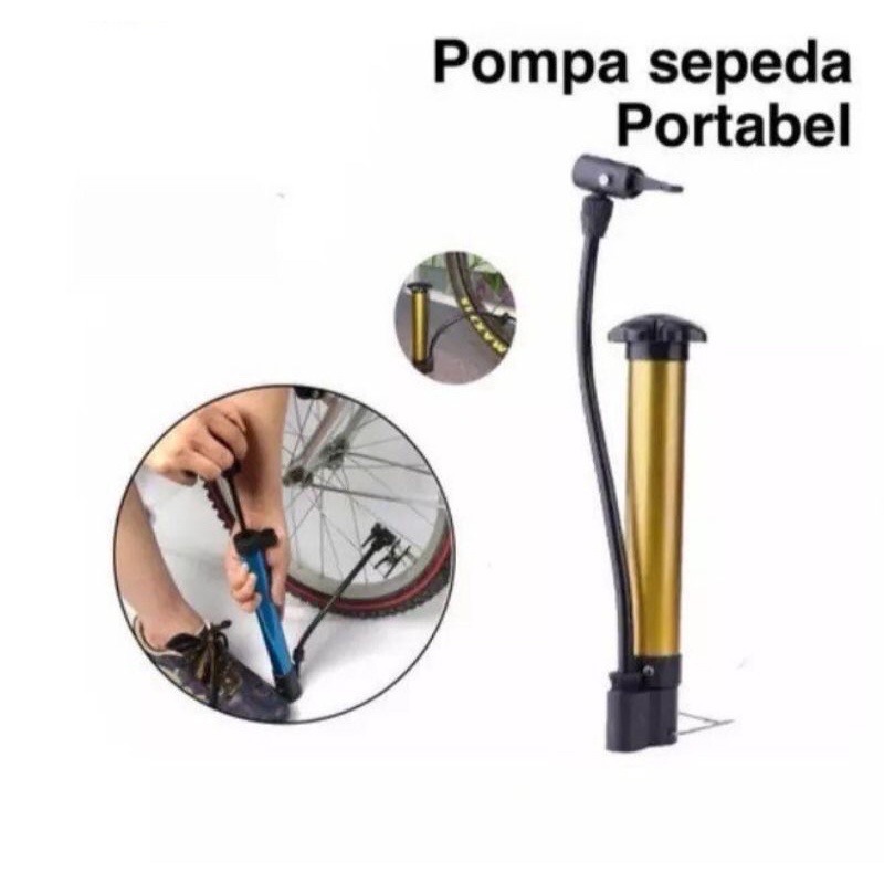 Pompa Angin Ban Mini Portable /  Pompa Angin Serbaguna / Pompa Angin Portable / Pompa Ban Mini Sepeda Portable / Pompa Ban Emergency Darurat