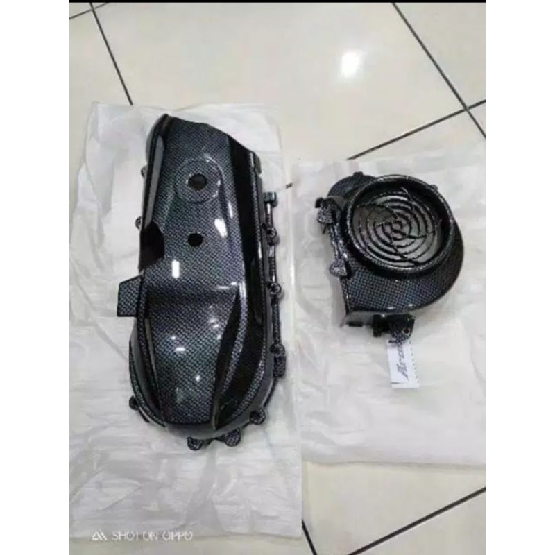 cover cvt plus cover kipas carbon beat fi scoopy fi 2014