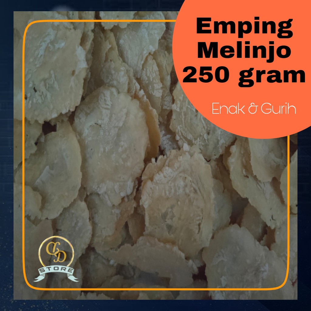 

EMPING MELINJO MENTAH 250GR SUPER TIPIS