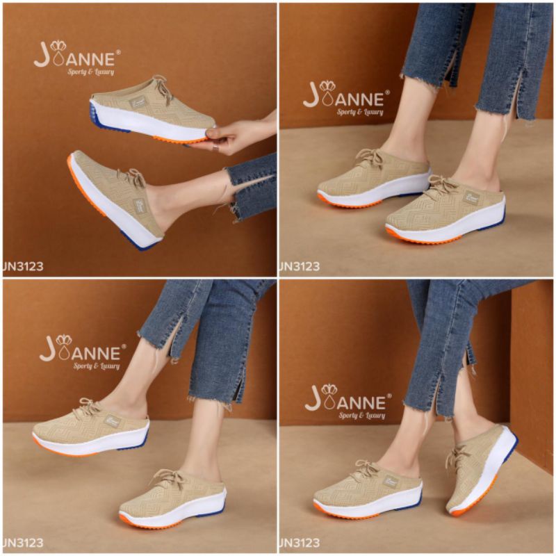 RESTOCK!! [ORIGINAL] JOANNE Casual Slop Sneakers Shoes Sepatu Wanita #JN3123