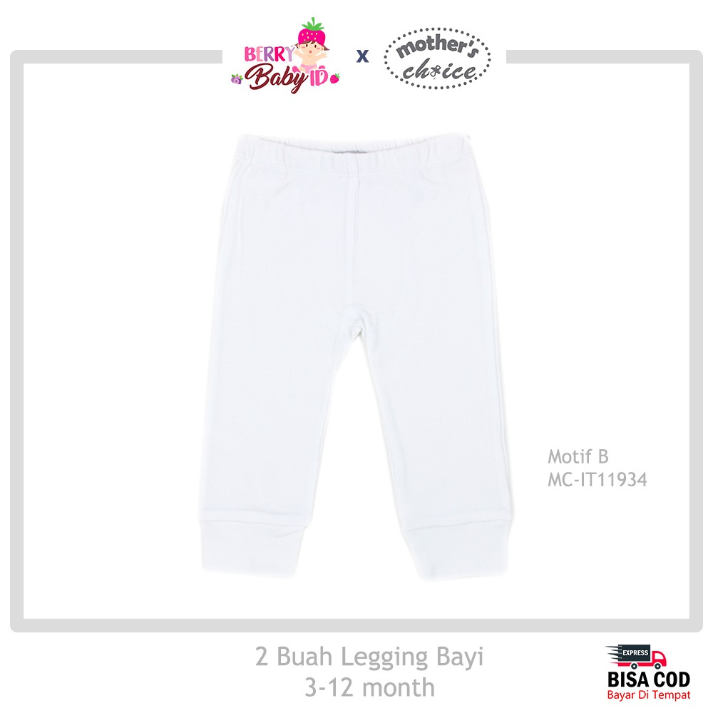 Mother's Choice SNI Paket 2 Buah Baby Legging Bayi MCH023 Berry Mart