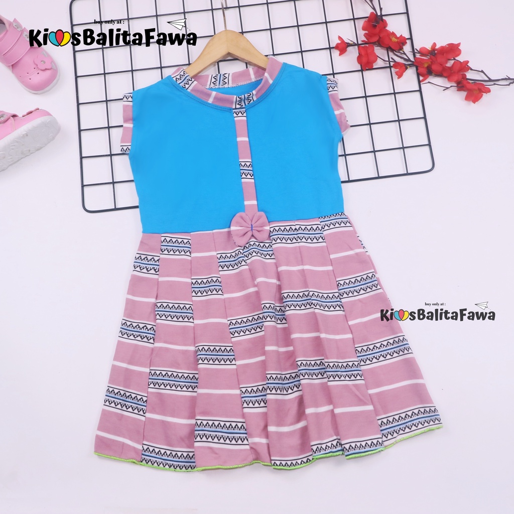 Dress Lala uk 5-6 Tahun TYPE C / Dres Fashion Kids Perempuan Cewek Baju Anak Bunga Casual Pesta Gaun