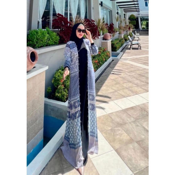 RANIA DRESS ABAYA HIKMAT KW