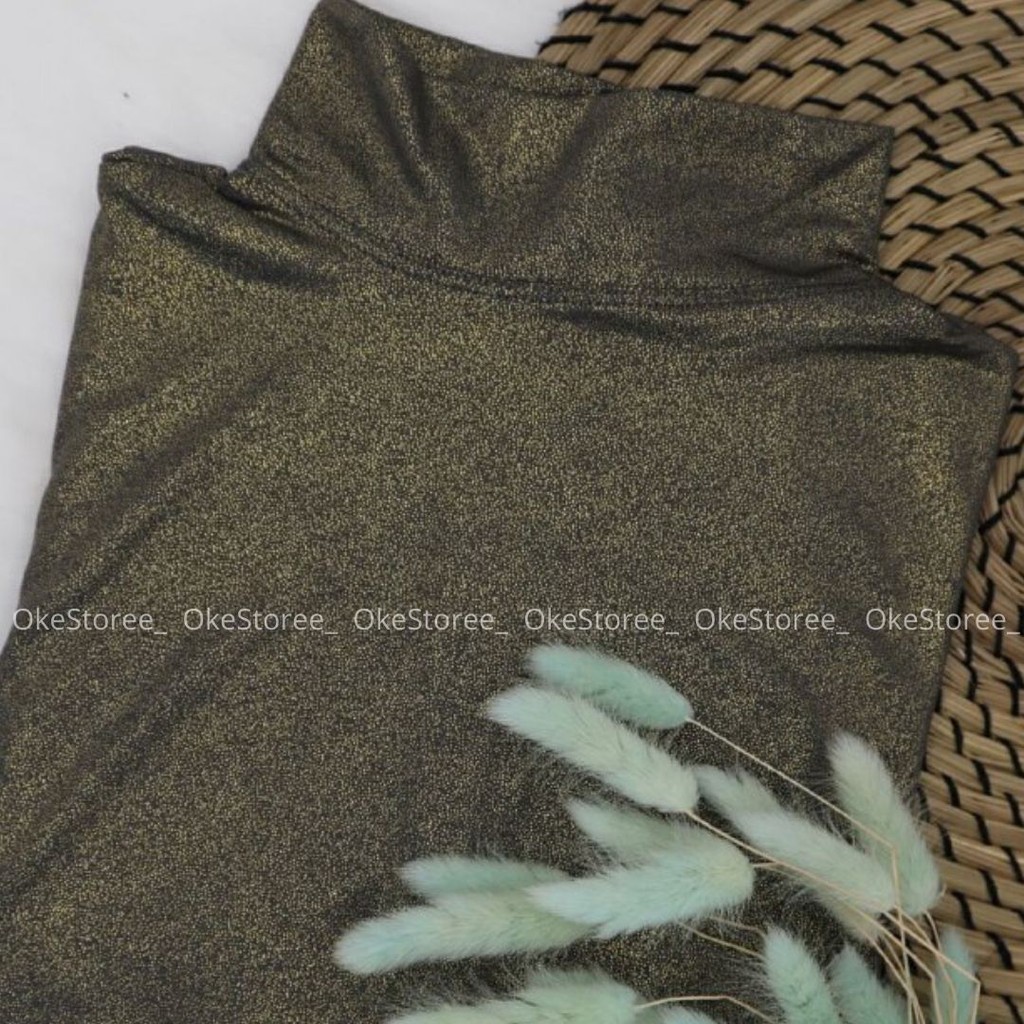 MANSET GLITTER SLETING/ MANSET GLITTER PENGANTIN / MANSET PESTA GLITTER /MANSET GLITER PENGANTIN-DARK GOLD