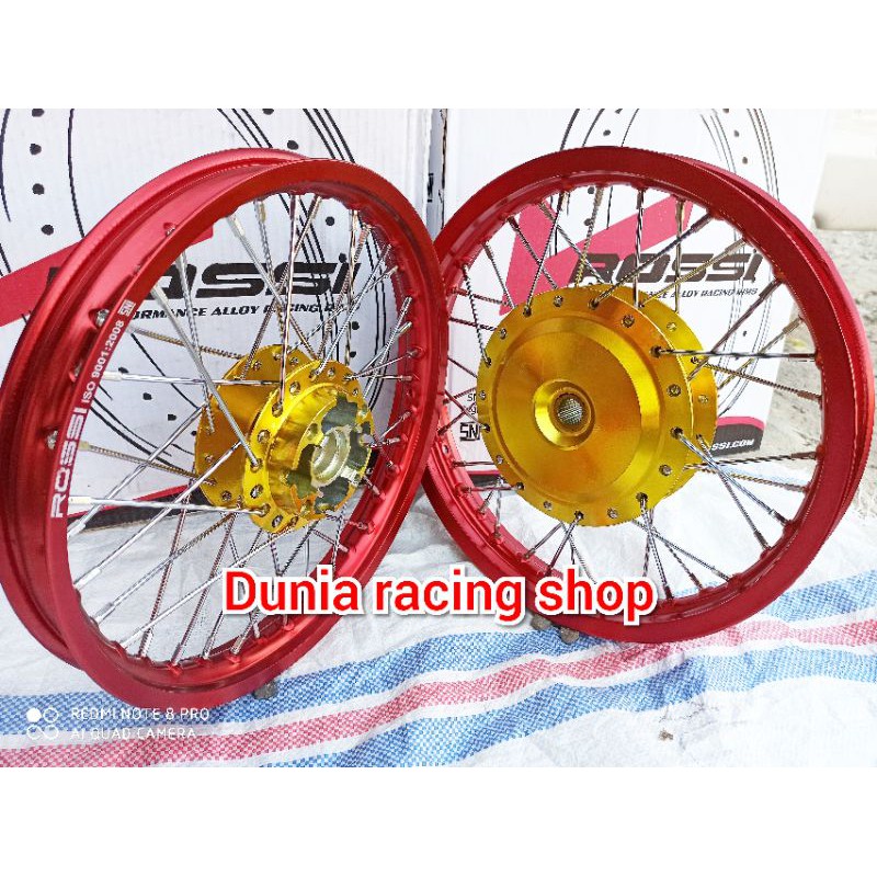 Velg ring 14 Mio m3 Mio j Xeon Fino X Ride Mio sporty Mio soul Mio z Fino 125 Velg Rossi Tromol Gold