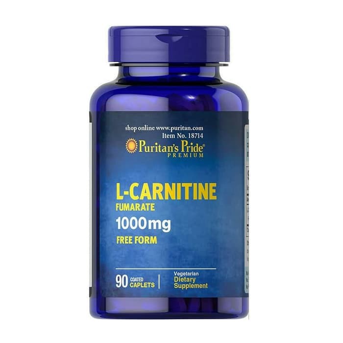 Puritan's Pride L-Carnitine 1000 mg Puritans Puritan LCarnitine 90 tab