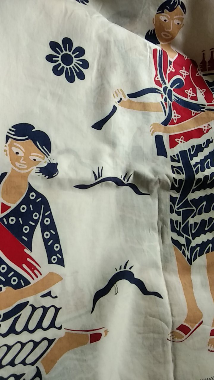 Kain Batik Solo Karakter Motif Mbok Jamu