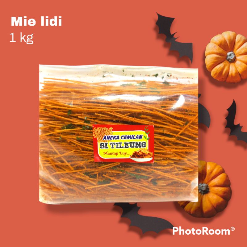 

MIE LIDI SI TILEUNG 1KG/MIE BITING/MIE JEPANG/NYENYEREAN/CEMIALAN KHAS BANDUNG