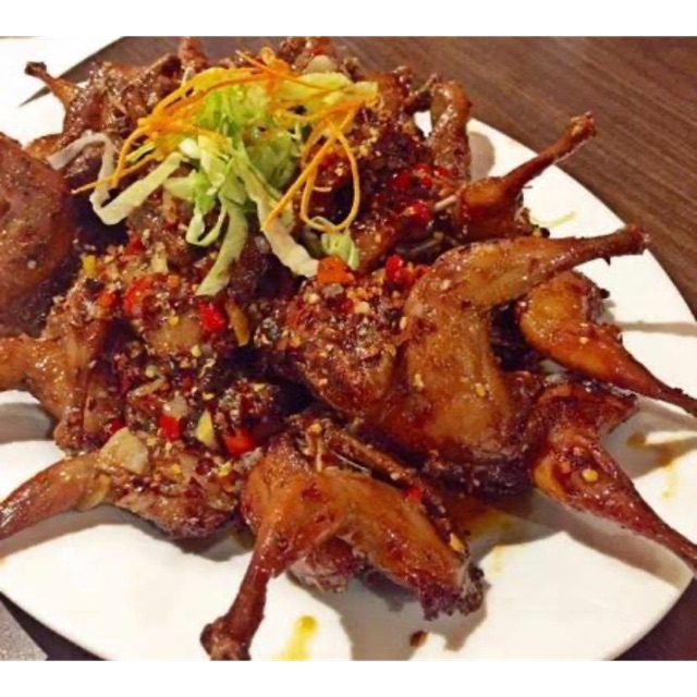 

Burung puyuh goreng spicy garlic