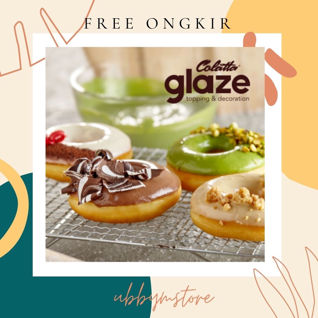 

Colatta Glaze Donat 250gr - Donut Topping / coklat glase / gles / coklat leleh / toping donat