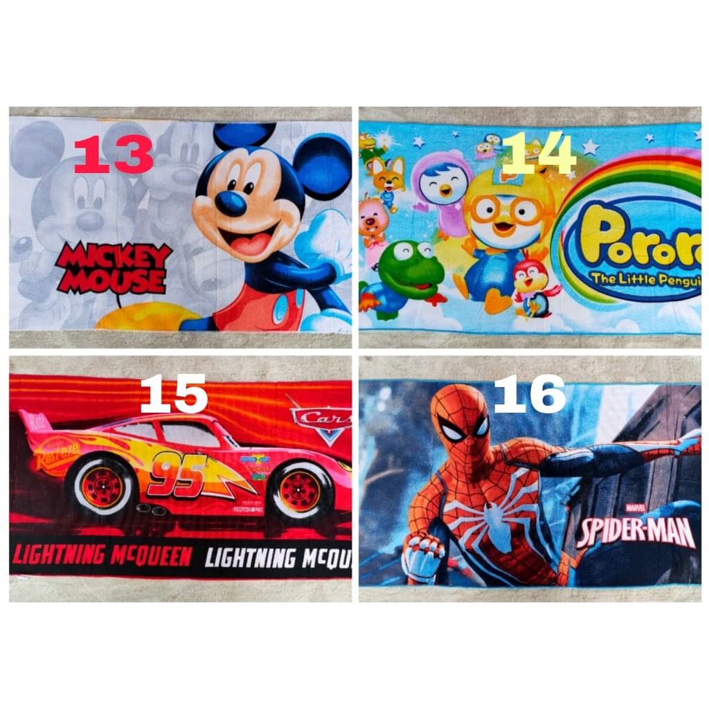 Promo Handuk Karakter Anak 70x140 Daya Serap Tinggi-4