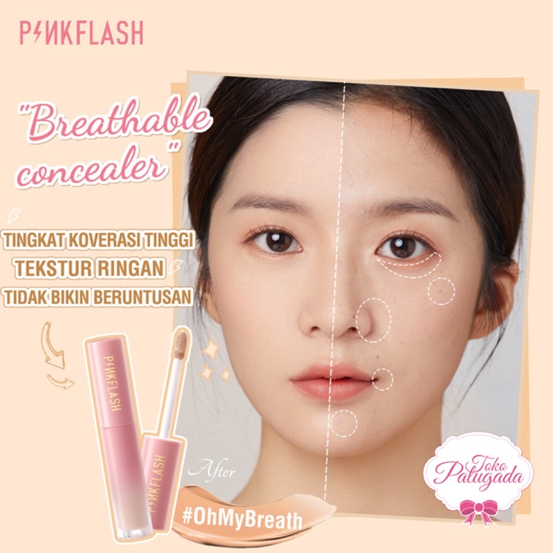 [BISA PINKFLASH Lasting Matte Concealer