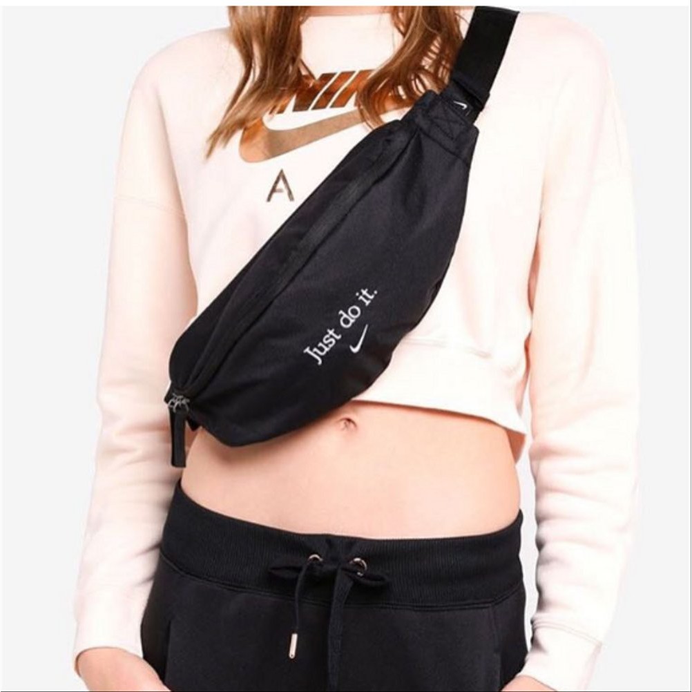 WAIST BAG TAS PINGGANG SELEMPANG WAISTPACK COWOK CEWEK NIKE JUST DO IT HIP PACK W02