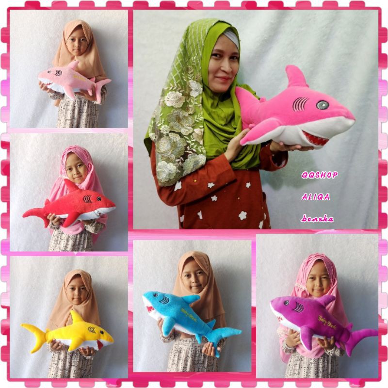 Boneka ikan hiu baby shark S murah