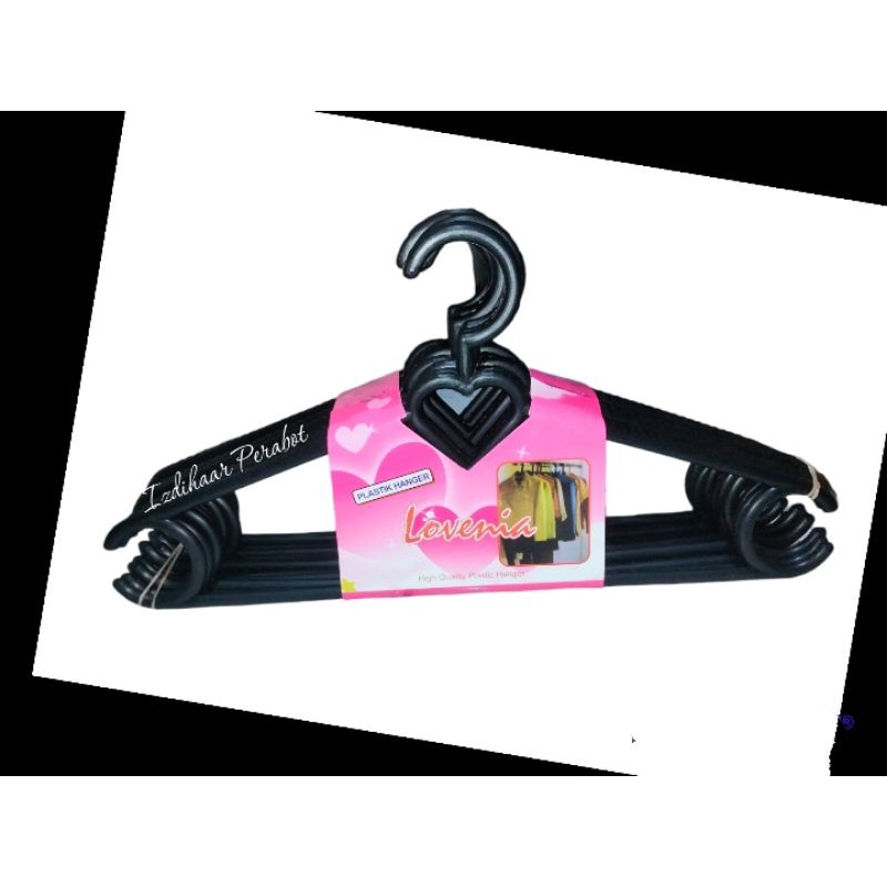 Hanger/Gantungan Baju Lovenia Hitam