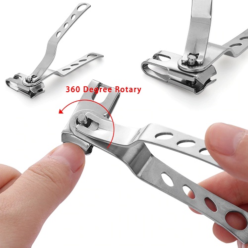 Gunting Kuku Putar 360 derajat Stainless Smart Nail Clipper