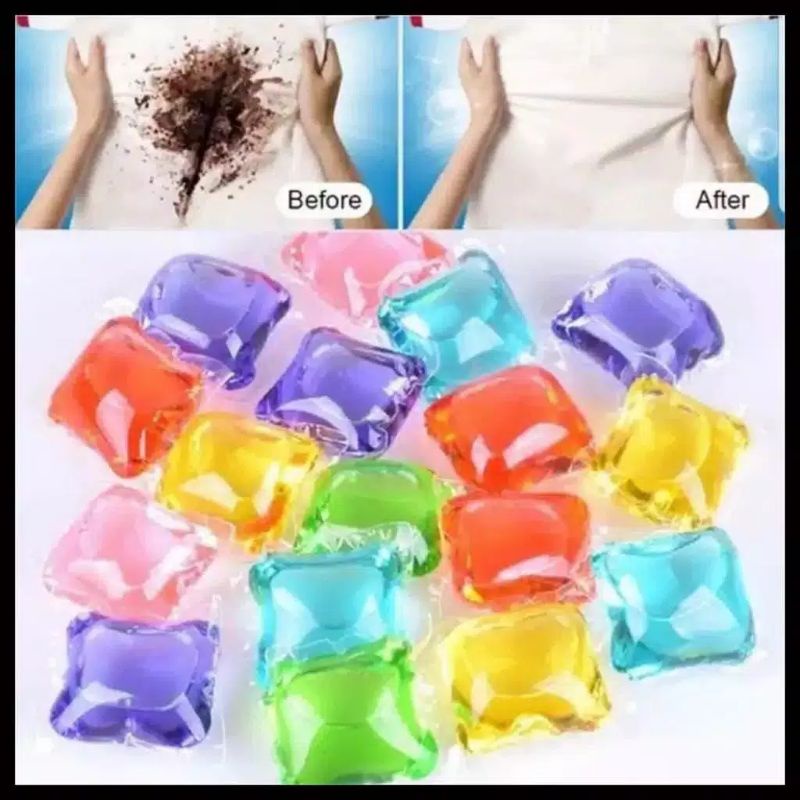 Gel Laundry Beads, Deterjen cair instan gell ball