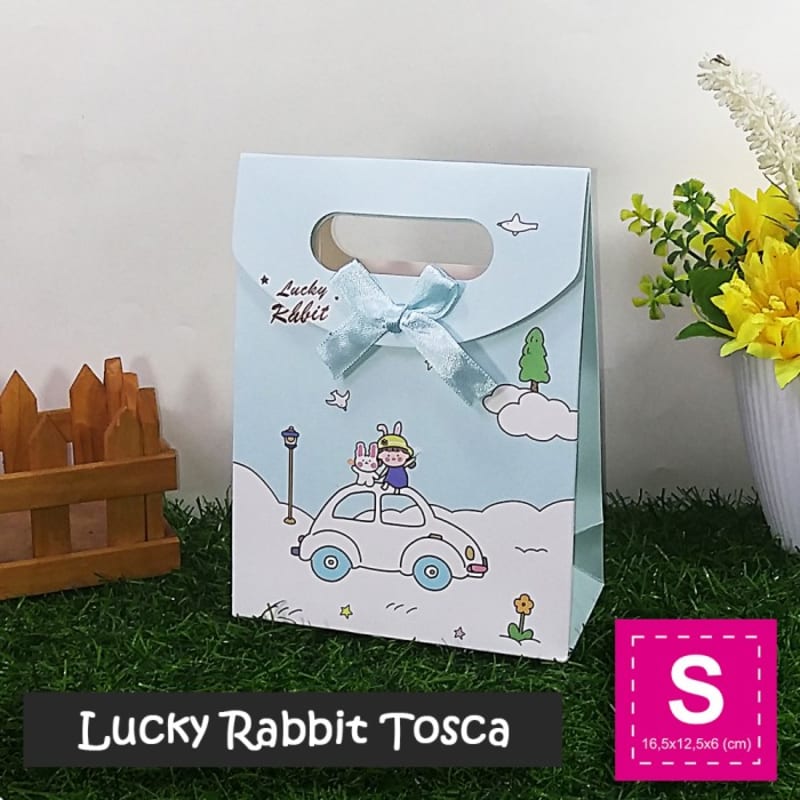 

Paper Bag Motif / Tas Kertas Kado / Tas Ulang tahun - S Rabbit & Bear