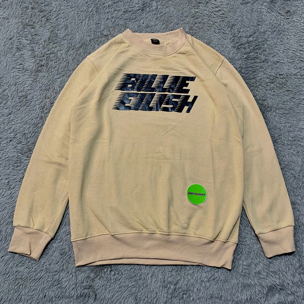 SWEATER CREWNECK H&amp;M BILLIE EILISH BASIC FULLTAG &amp; LEBEL