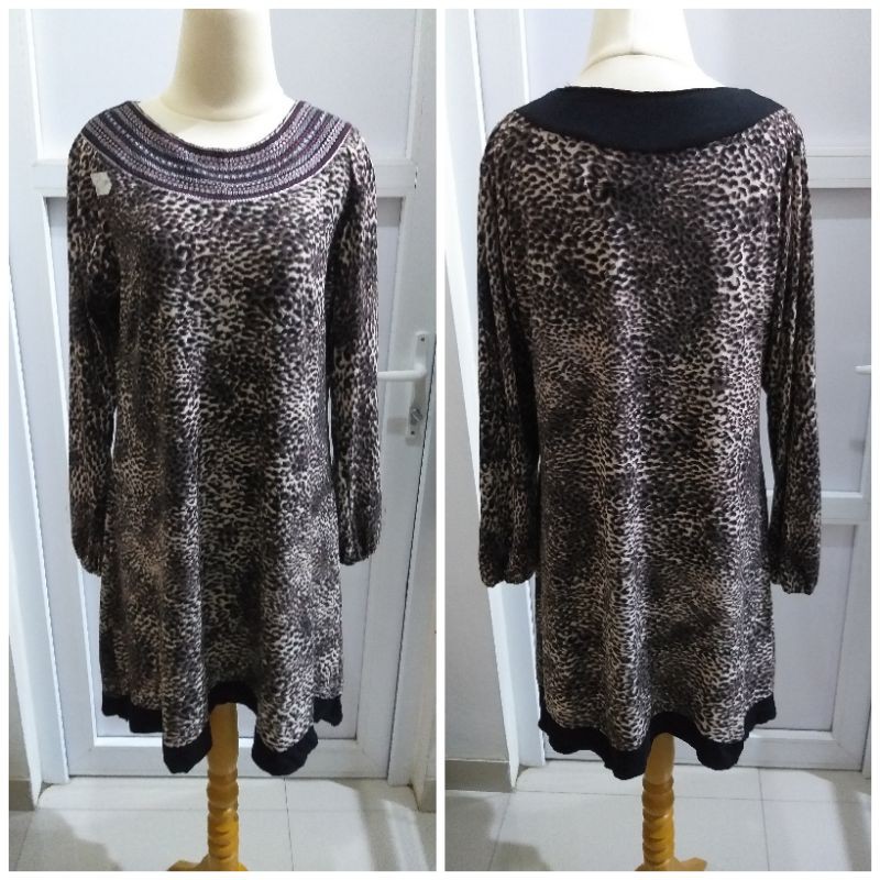 PL(Preloved) Tunik Motif Macan
