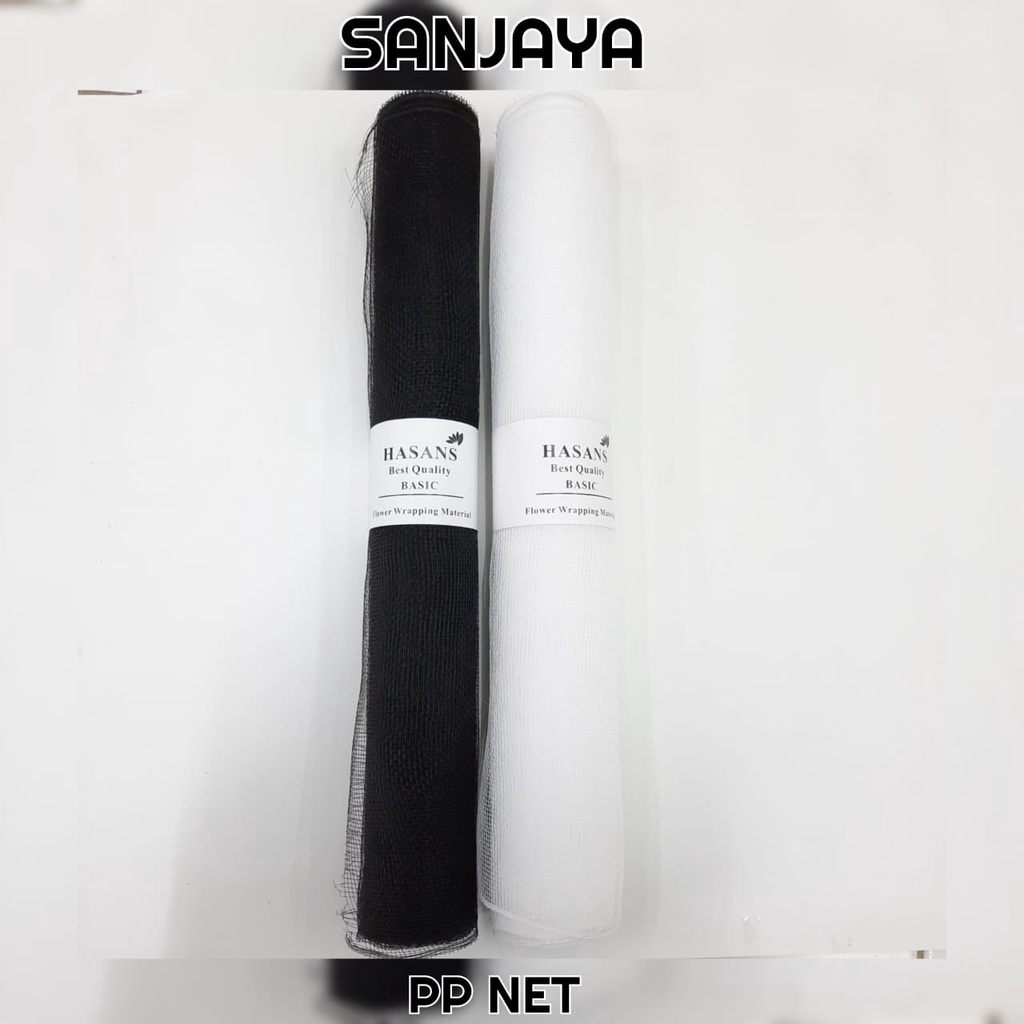 [1 Roll] Kertas Buket Bunga Jala Polynet / Kertas Jaring Jala / Flower Wrapping Paper / Pp Net