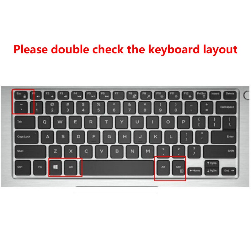 For 14 Inches Dell Vostro 5468 R1605S 7000 Soft Ultra-thin Silicone Laptop Keyboard Cover Protector