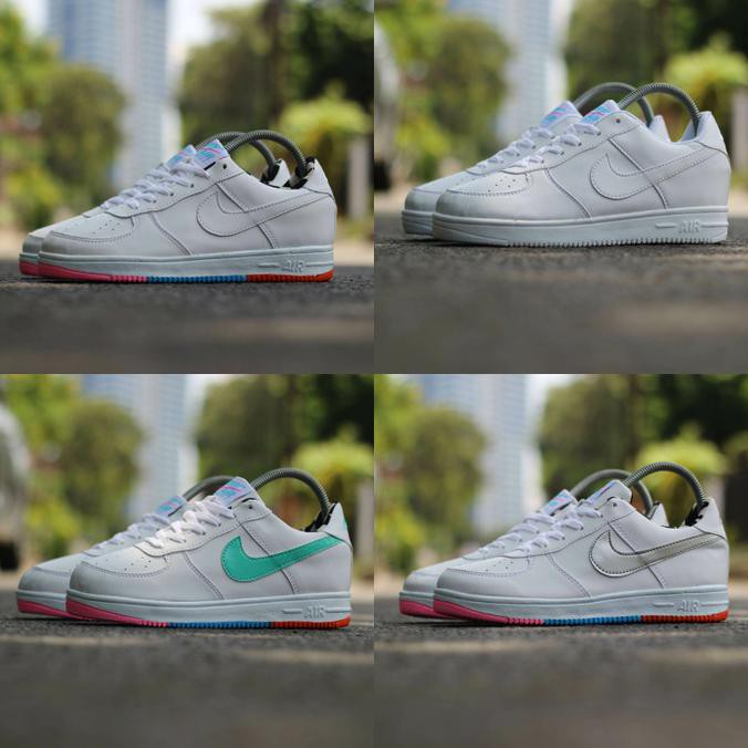 Cantik Nike Airmax Rainbow Size 36 - 40 Sepatu Wanita Olahraga Sports Putih Terlaris!