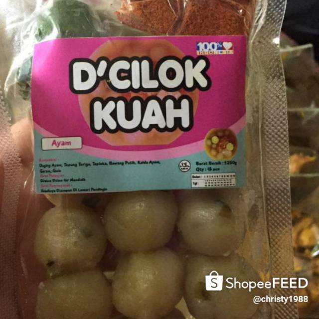 

Cilok kuah 15 ribu