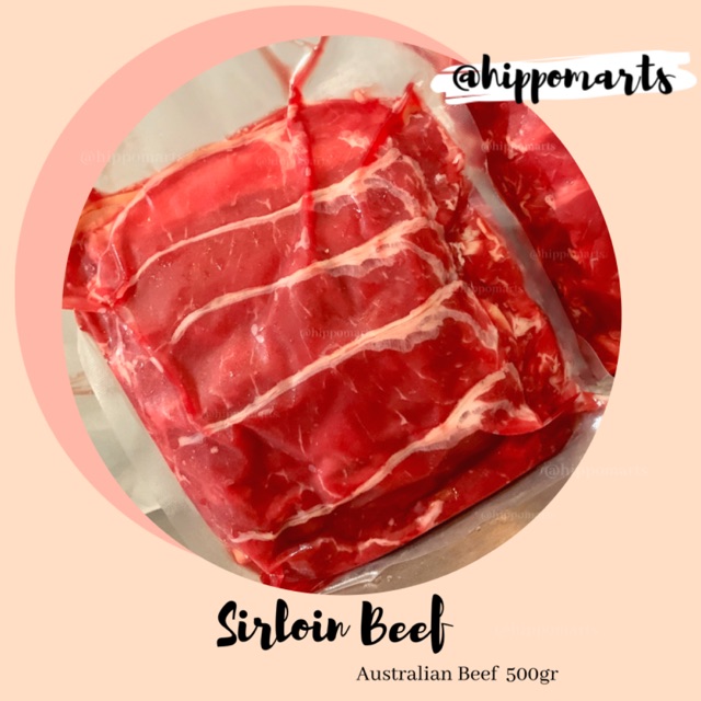 Daging Slice Sirloin Beef  ( Suki , Shabu Shabu Beef )