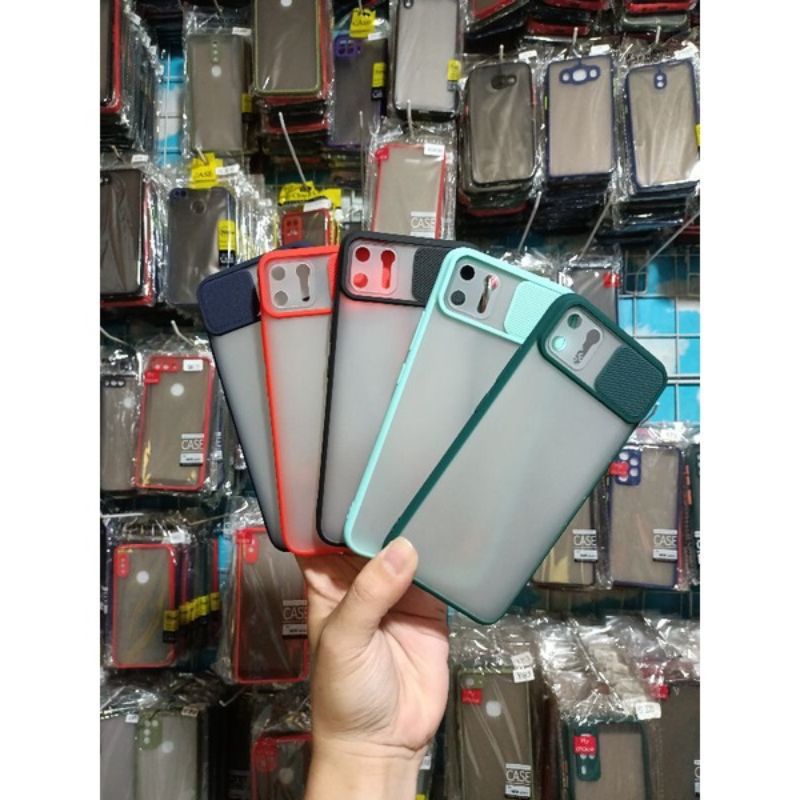 (MH)-REALME C11 SOFT CASE DOVE PENUTUP CAMERA SLIDING KAMERA