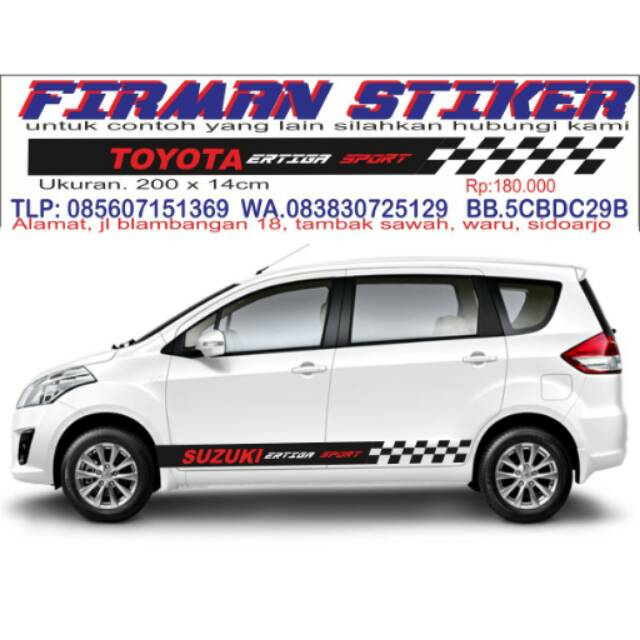 Inspirasi Terbaru 39+ Stiker Mobil Sigra Putih