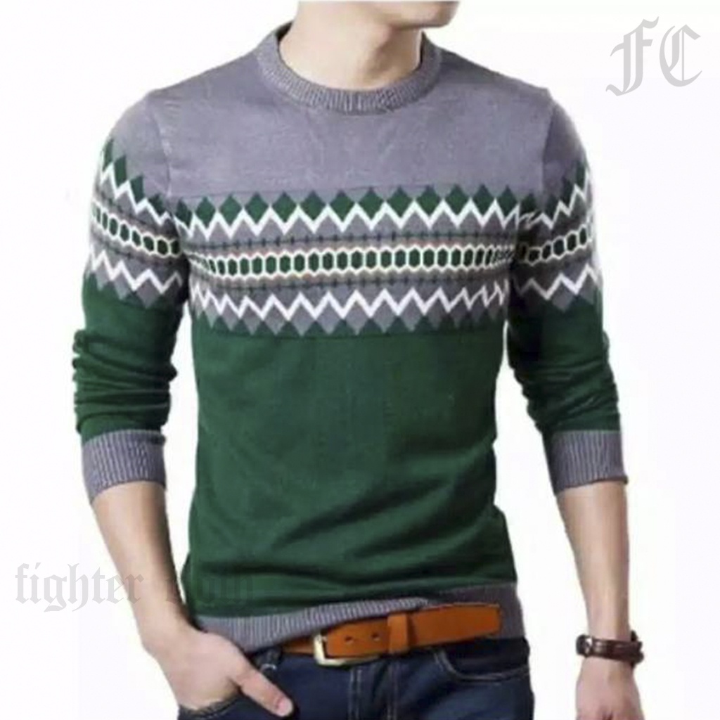 pojoksweater.id - Sweater Rajut Michael Tribal Kualitas Terbaik