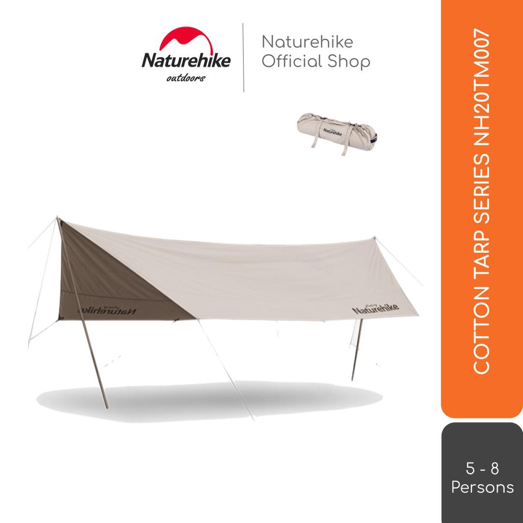 Naturehike Cotton Tarp Series Nh20Tm007 Flysheet Shelter Tenda Camping