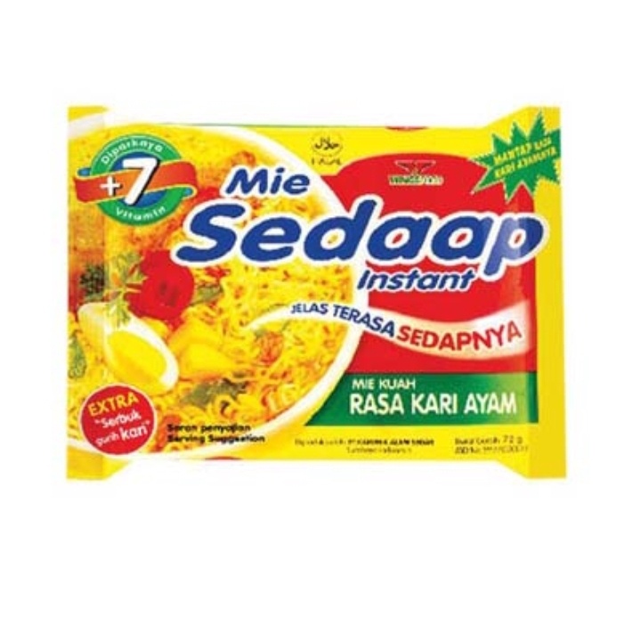 

Sedap Mie Instan Kari Ayam 72 G