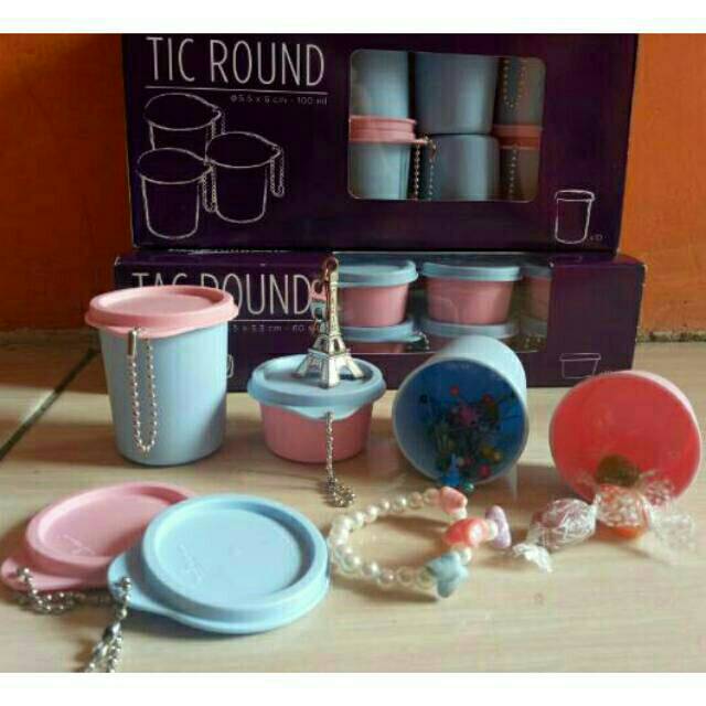 TWIN TULIPWARE TIC&TAC ROUND