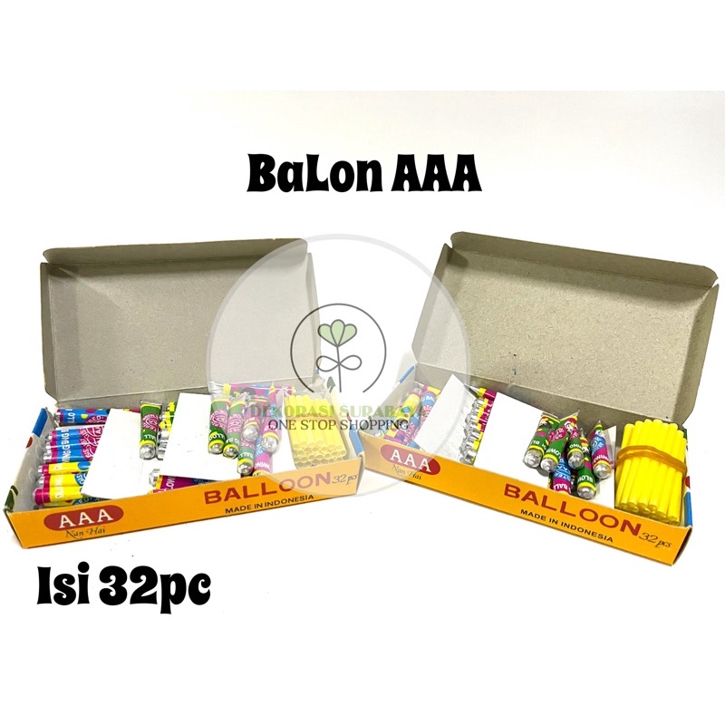 Balon Pencet AAA / Balon tiup AAA / Balon tiup jadul