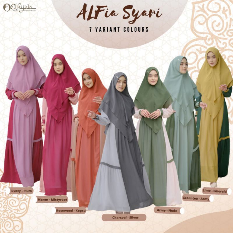ALFIA SYAR'I by @elhijab_official.id