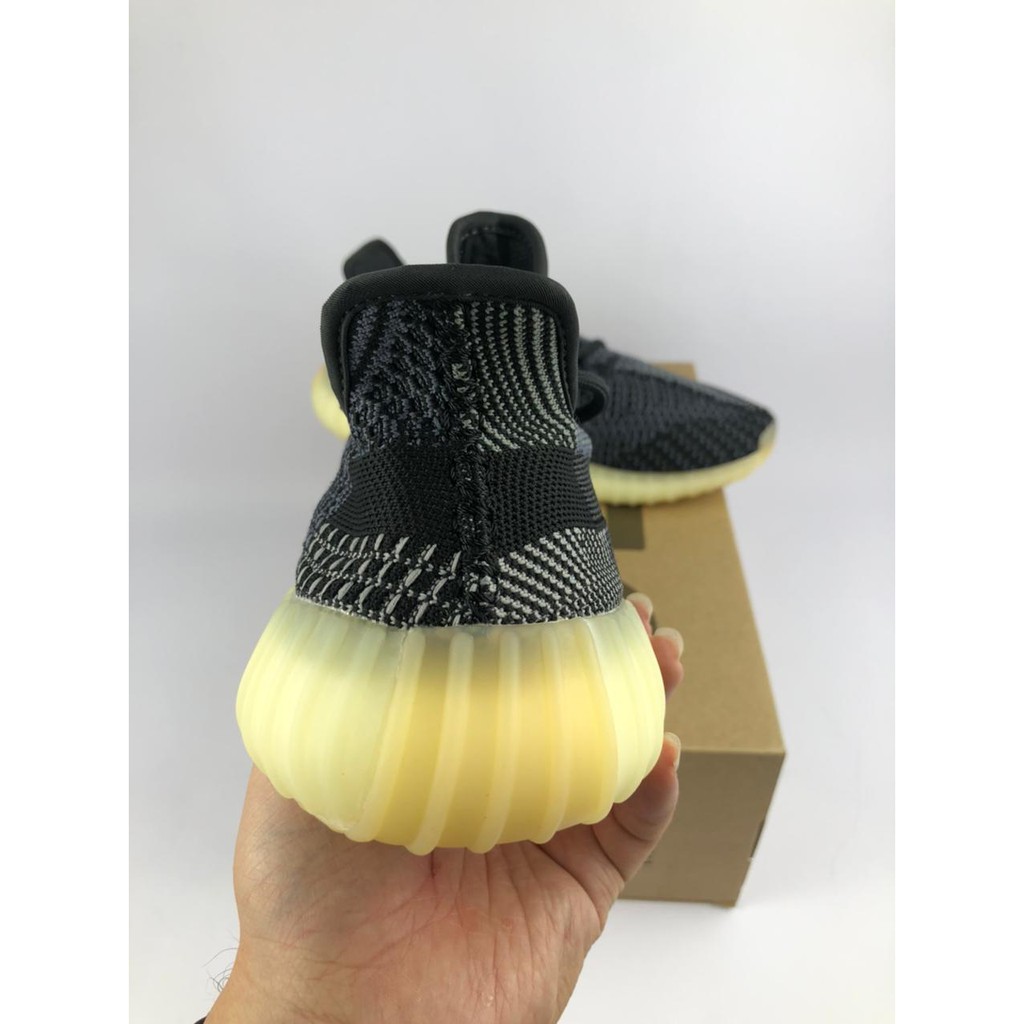 Yezzy 350 V2 Asriel/Carbon Pk, 100% Guaranteed Real Pic. Made in China.