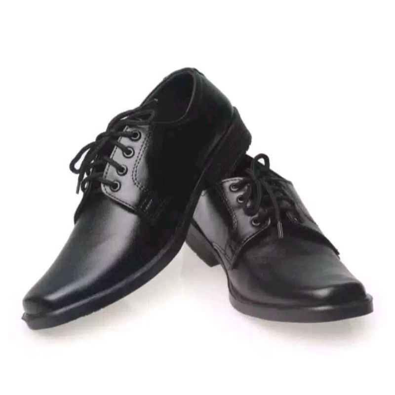 Sepatu pantofel pria hitam /pantopel formal pria kerja  bertali