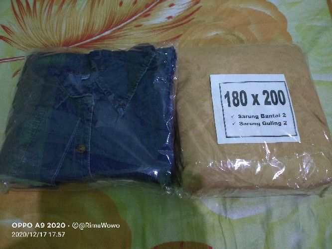 Sprei Homemade Motif Navy Sabita 160x200 180x200 Murah Berkualitas Halus Tidak Luntur