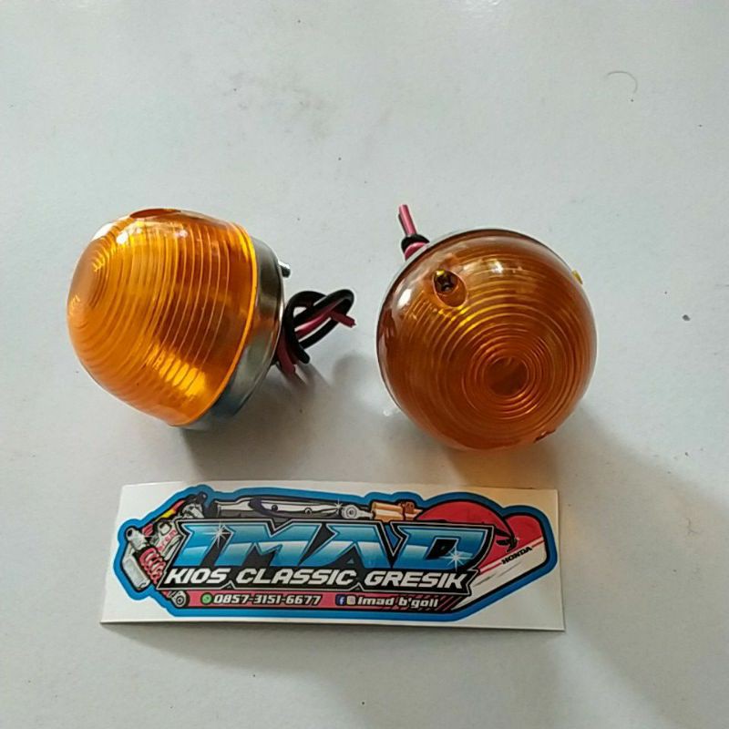 lampu sein Riting depan Honda C70 mini
