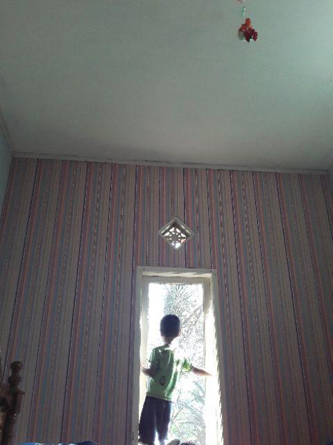 S017ls Wallpaper Sticker Ku Garis Pink 45cm X9-10m Wallpaper Dinding