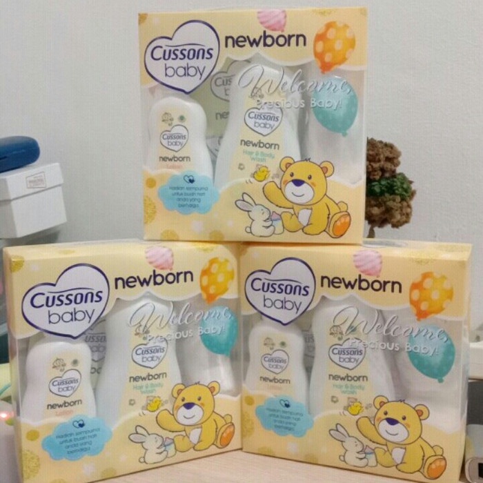 Set Sabun Mandi Lotion Tissue dan Cream Cussons Baby Pack Newborn / Bayi Baru Lahir